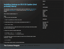 Tablet Screenshot of curiosity.roguepenguin.net